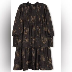 VELVETTE LABEL Elegant Black and gold Kids Dress
